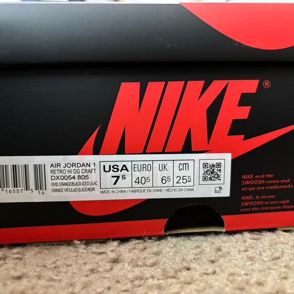 Sunset Jordan 1s - Picture 10 of 11